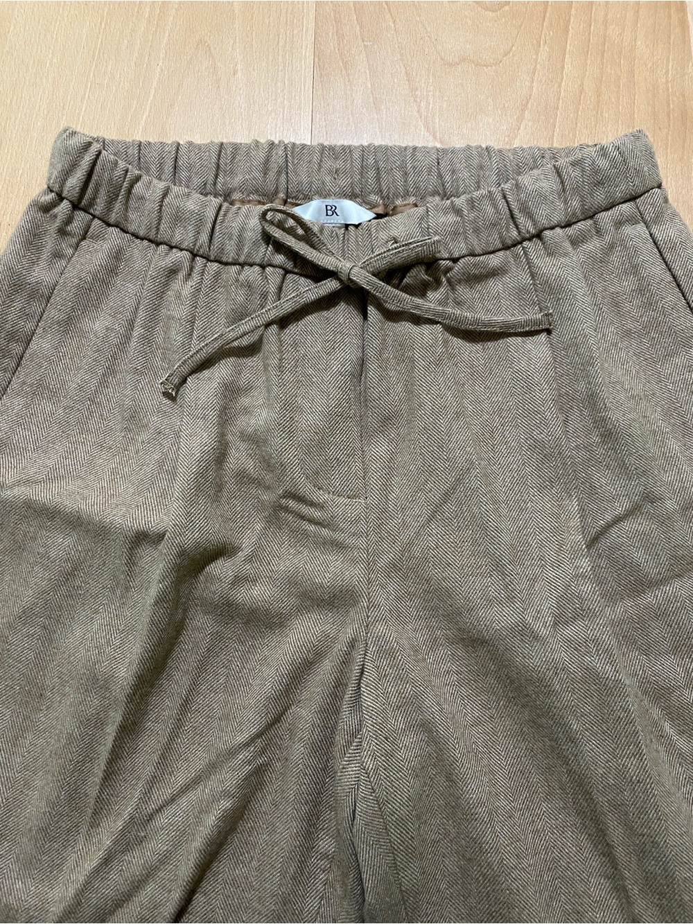 Banana Republic Wool Wide Leg Women’s Drawstring Pants brown - Picture 2 of 12